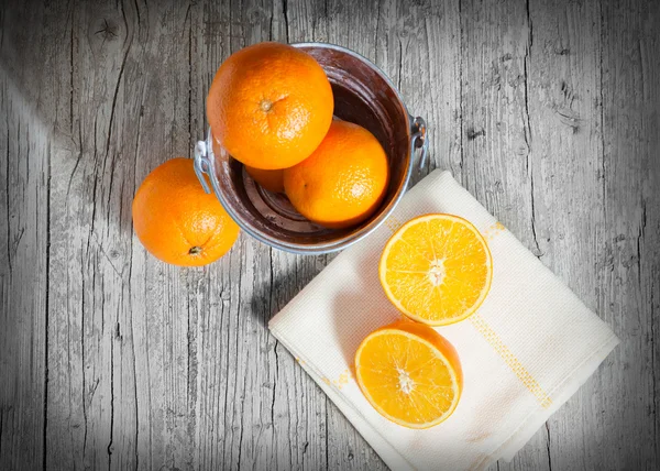 橙子切 — 图库照片