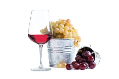 siyah üzüm şarap şişe