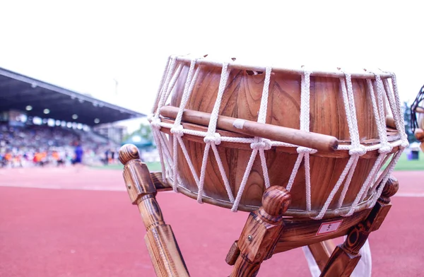 Korean drum at festival grounds — Stock Photo, Image