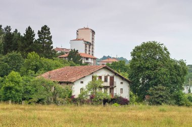Urdaibai doğa koruma alanındaki Mundaka kasabası, İspanya.
