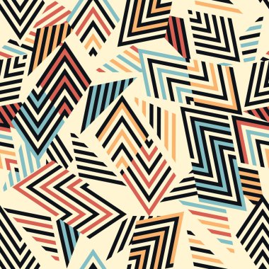 Kusursuz vektör geometrik desen arkaplanı