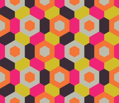 Kusursuz vektör geometrik desen arkaplanı