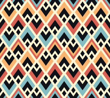 Kusursuz vektör geometrik desen arkaplanı