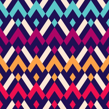 Kusursuz vektör geometrik desen arkaplanı