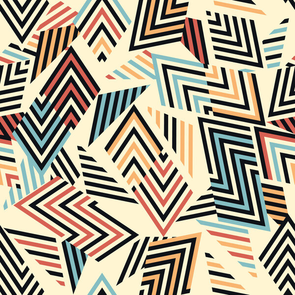 Бесшовный векторный геометрический фон