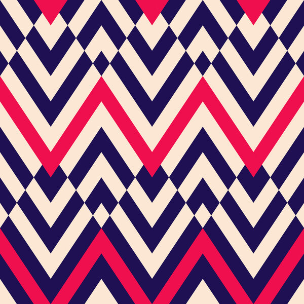 Seamless geometric chevron pattern background