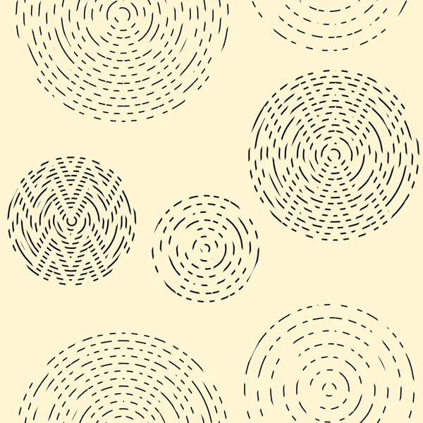 Seamless art circle texture pattern — Stock Vector