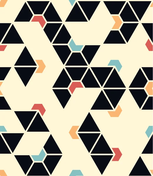 Seamless geometric pattern background — Stock Vector