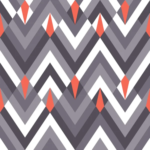 Bezešvé geometrické chevron vzor Stock Ilustrace