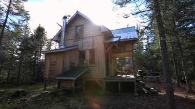 Ormandaki küçük evleri gözden kaçırdık.