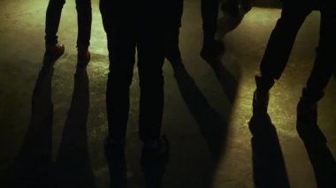 Kore 'deki bir konserde ayak ritmi.