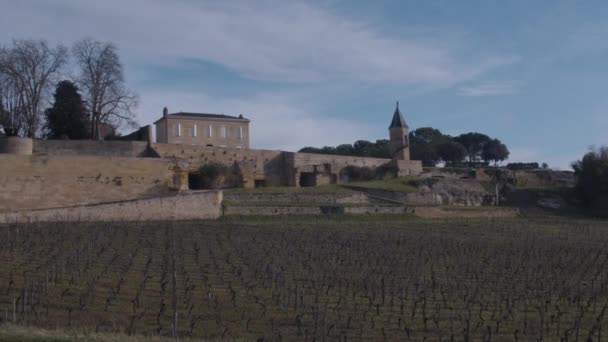 Ένα οινοποιείο του Saint-Emilion στη Γαλλία — Αρχείο Βίντεο