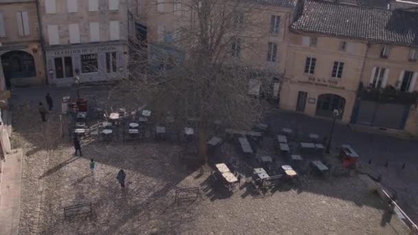 Красивая европейская улица во Франции — стоковое видео