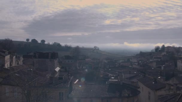 Вид на крышу на французском языке — стоковое видео