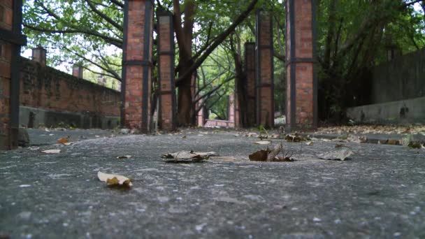 Pobreza en los barrios residenciales abandonados de Hong Kong — Vídeos de Stock