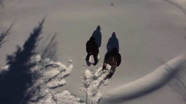 Drone videografie voor een documentaire — Stockvideo