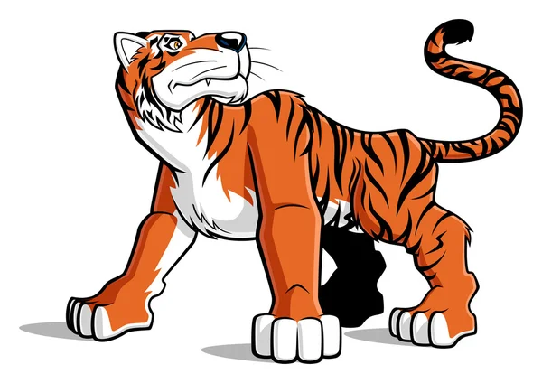 Tigre — Vector de stock