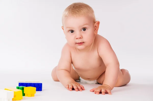 Hermoso retrato de un bebé — Foto de Stock