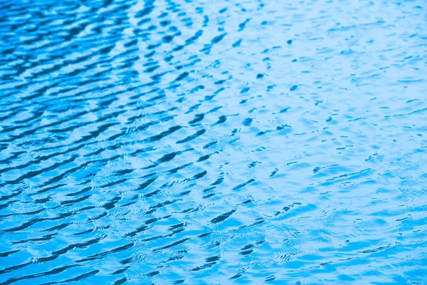 Reflexão Água Azul Com Luz Dia Durante Foco Day Soft — Fotografia de Stock