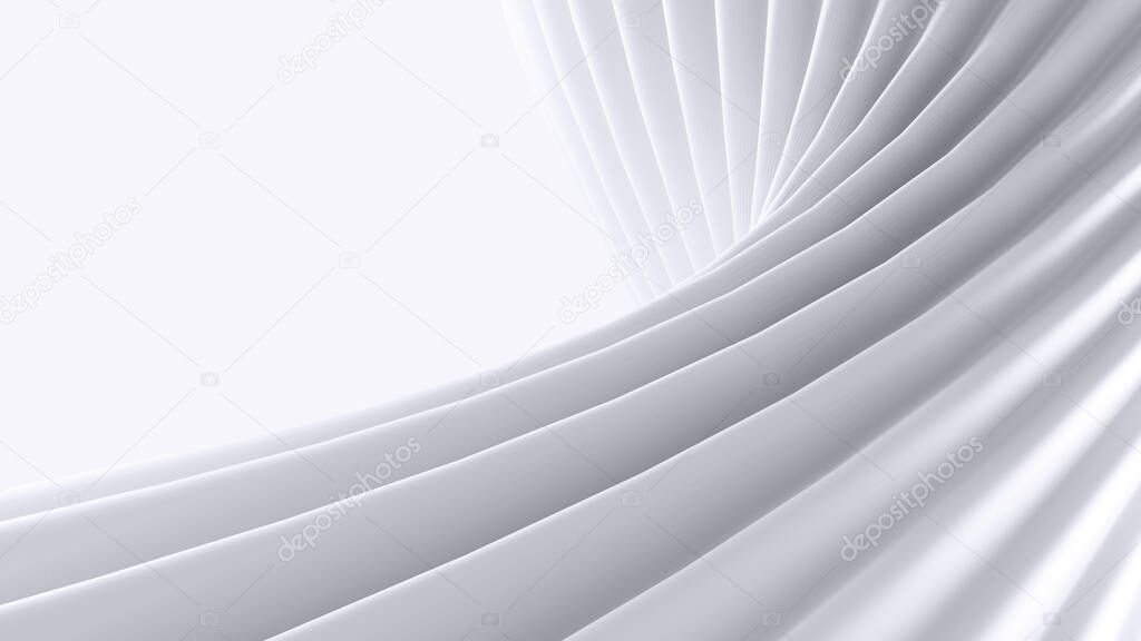 Creative shapes conceptual background. Abstract architectural wallpaper
