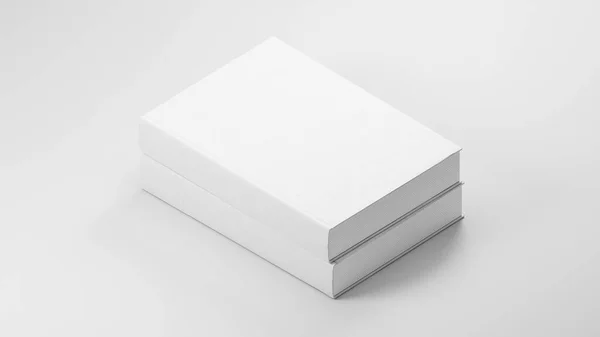 3D рендеринг книги в твердом переплете формата А4 с макетом обложки ткани. Пустая книга. Обложка чистой книги — стоковое фото
