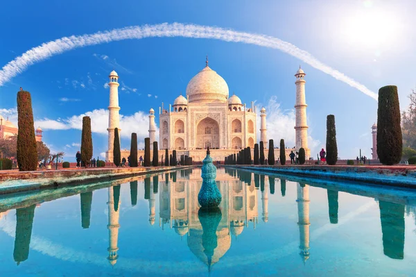 Beautiful Taj Mahal Agra Uttar Pradesh India — Stock Photo, Image