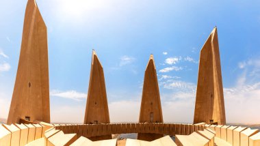 Sovyet-Mısır Dostluk Anıtı izleme noktası, Aswan, Mısır.