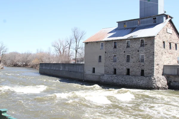 Old stone mill on the river