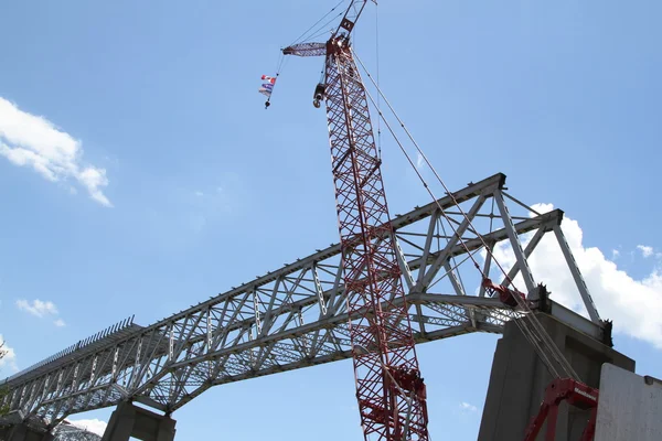 Abattage d'un pont à Cornwall (Ontario) — Photo