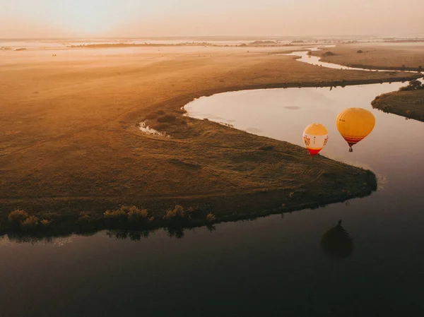 Balões Quente Ryazan Rússia Julho 2021 Balão Quente Colorido Épico — Fotografia de Stock