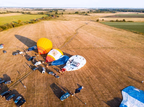 Balloon Festival Russia Ryazan July 2021 Process Filling Balloons Flight — Photo