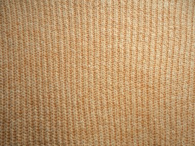 İplikten örülmüş yün kumaş dokusu, yakın plan. Arkaplan için resim, duvar kağıdı. Yün halı ya da kazak. 