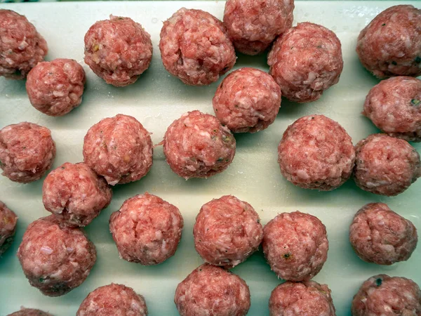 Homemade Cutlets Minced Meat Kitchen — Stock Photo, Image