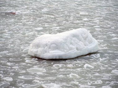 Kış boyunca Baltık Denizi kıyısında. Estonya