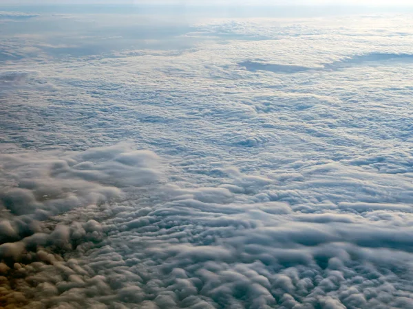 Vista Aérea Acima Das Nuvens Escuras Céu Conceito Inspiração — Fotografia de Stock