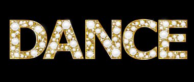 Sözcüğü 'Dance' altın