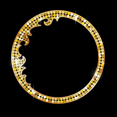 metin alanı olan Altın Çerçeve