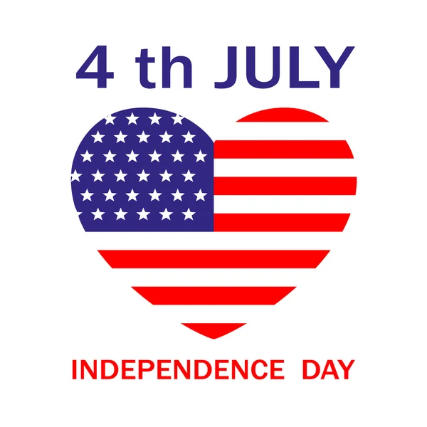 4. července den americké nezávislosti — Stockový vektor