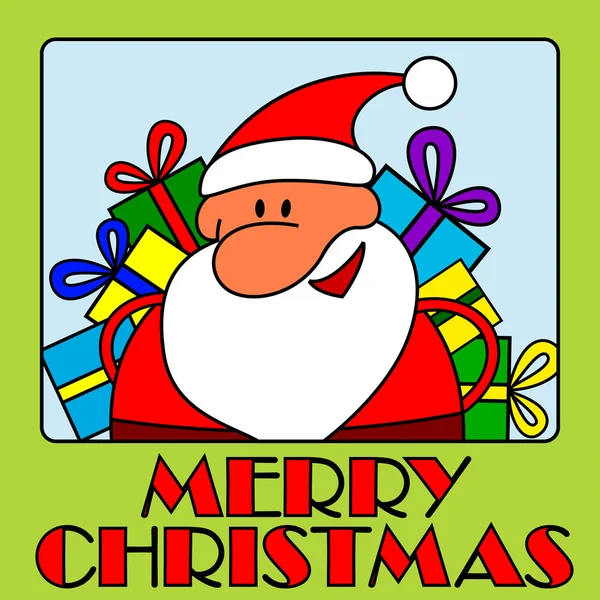 Merry christmas - santa claus — Stockvector