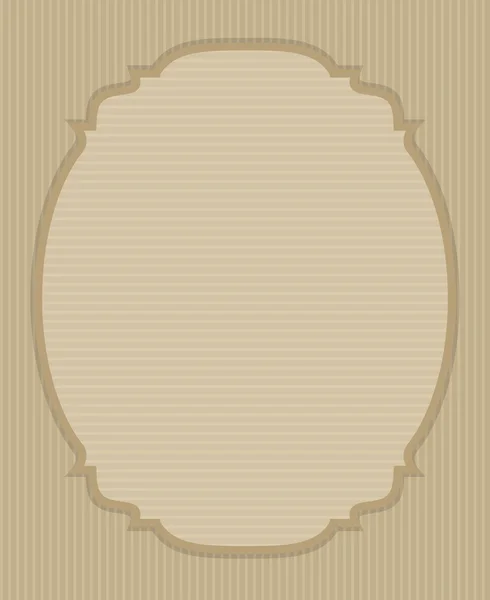 Decorative oval vintage frame — Stock Vector