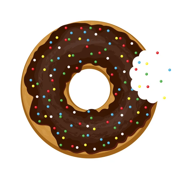 Chocodonut. Vector — Stock Vector