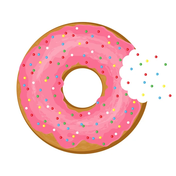 Chocodonut. vektor — Stock Vector