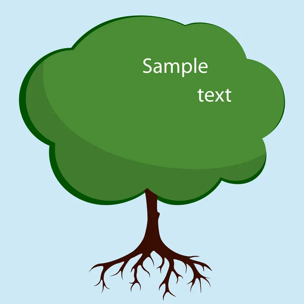 Tree frame — Stock Vector