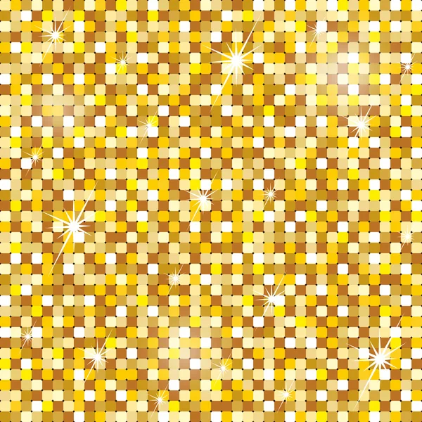 Golden seamless pattern — Stock Vector