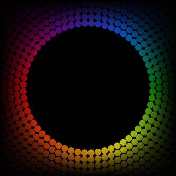 Marco del arco iris, vector abstracto — Vector de stock