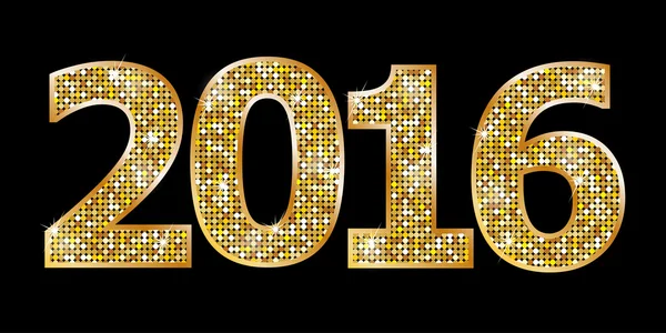 Gelukkig Nieuwjaar 2016 — Stockvector