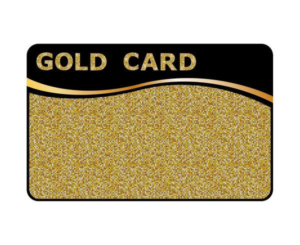 ゴールドカード — ストックベクタ