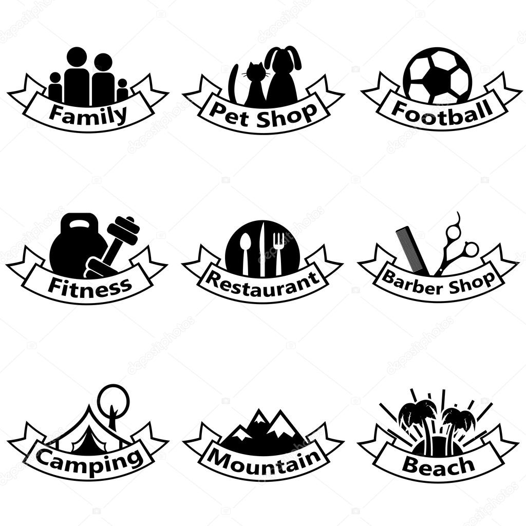 Set of logos,badges, labels.