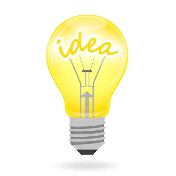 Light bulb - idee, vector — Stockvector