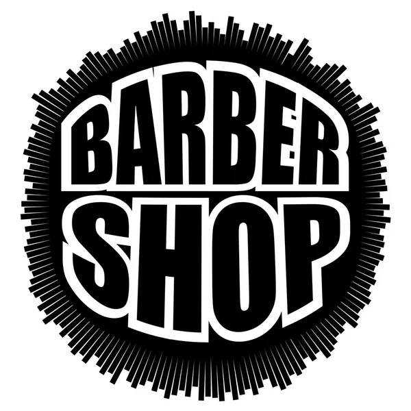 Distintivos da Barbearia — Vetor de Stock